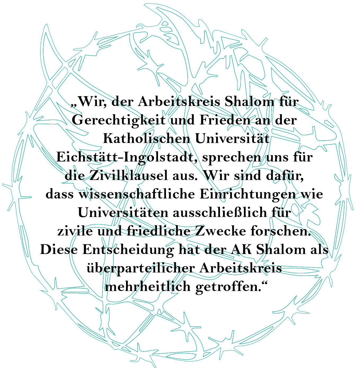 AK TAUBE zivilklausel